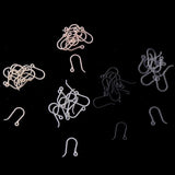 100 PCS Transparent Resin Ear Hook For Jewelry Making