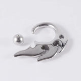 2pcs Surgical Steel Ear Weights Gauges Stretched Ear Expander Tunnel