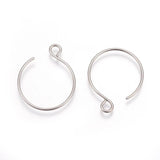 20pcs 304 Stainless Steel Ear Wire Earring Hooks for DIY Earring Making
