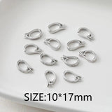 4PCS Zirconia Clasp Set Brass DIY Jewelry Making Supplies
