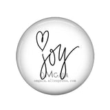 Personalized Love Happy Hope Joy Pattern Glass Cabochons DIY Making Accessories