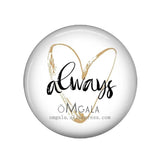 Personalized Love Happy Hope Joy Pattern Glass Cabochons DIY Making Accessories