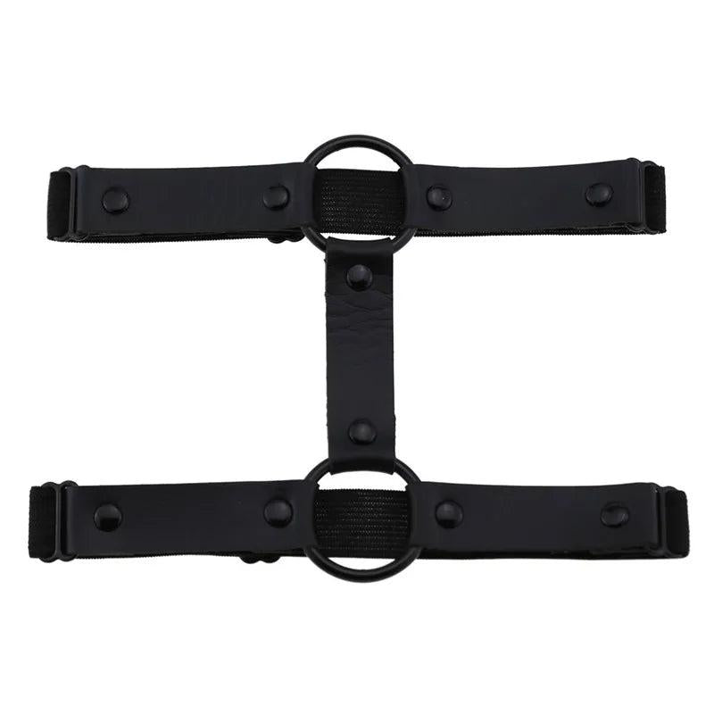 Sexy Elastic Leather Leg Ring Garters Punk Thigh Ring Gothic Harajuku Bondage