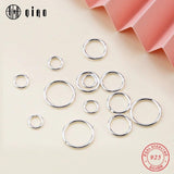 20pcs 925 Sterling Silver Closed Jump Rings For Keychains & Bracelet