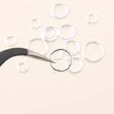 20pcs 925 Sterling Silver Closed Jump Rings For Keychains & Bracelet