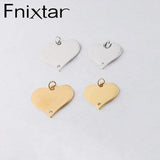 Stainless Steel Heart Charm Pendant Bracelet Accessories