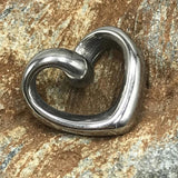 4pcs Stainless Steel Heart Pendant Charms DIY Jewelry Necklace Bracelets