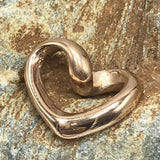 4pcs Stainless Steel Heart Pendant Charms DIY Jewelry Necklace Bracelets