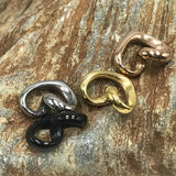 4pcs Stainless Steel Heart Pendant Charms DIY Jewelry Necklace Bracelets