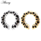 Stainless Steel Enamel Round Ear Weight Expander Stretcher Plugs Gauges