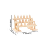 Wood Jewelry Display Stand Holder for Rings Necklaces Bangles
