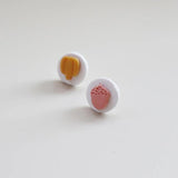 Polymer Clay Pumpkin Earrings for Women