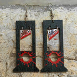 Halloween Bloodstain Earrings