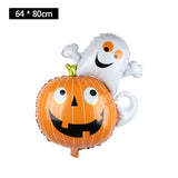 Halloween Decor Balloons Bat Pumpkin Ghost Skeleton Cat Spider
