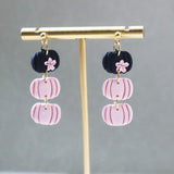 Pumpkin Earrings for Women Thanksgiving Clay Pendant Earrings