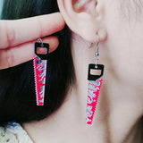 Bloody Halloween Charm Earrings - Spooky Dangle Jewelry