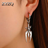 Gothic Skull Earrings Punk Couple Halloween Jewelry