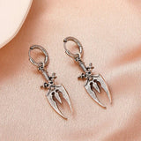 Gothic Skull Earrings Punk Couple Halloween Jewelry