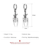 Gothic Skull Earrings Punk Couple Halloween Jewelry