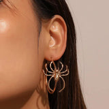 Big Spider Hoop Earrings for Women Halloween Jewelry