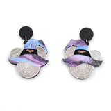 Drop Mouse Witch Hat Halloween Earrings