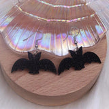 Exaggerate Long Bat Pumpkin Spider Shape Acrylic Women Earrings