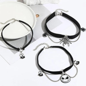 Halloween Pumpkin Drop Necklace Gothic Charm Pendant Women Jewelry