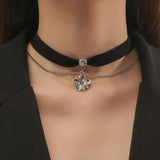 Halloween Pumpkin Drop Necklace Gothic Charm Pendant Women Jewelry