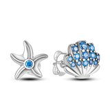 925 Silver Vintage Butterfly Earrings Star Moon Tassel Studs Halloween Jewelry