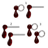 Blood Drop Earrings Gothic Halloween Gothic Cosplay Resin Jewelry