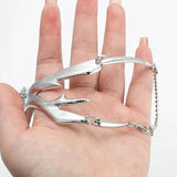 Punk Halloween Thorns Clip Earring Accessory Rivets Tassel Ear Cuff Jewelry