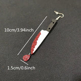 Blood Drop Dagger Earrings Halloween Gothic Jewelry