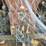 Halloween Spider Web Artificial Luminous Spider Web Plastic Spider Decorations