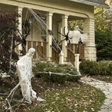 Halloween Spider Web Artificial Luminous Spider Web Plastic Spider Decorations