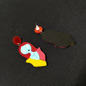 Nightmare Christmas Drop Earrings for Women Halloween Jewelry