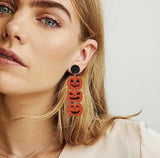 Exaggerated Halloween Acrylic Earrings