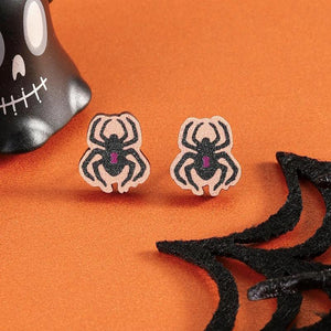Halloween Spider Charm Earring Women Jewelry