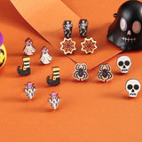 Halloween Spider Charm Earring Women Jewelry