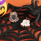Halloween Spider Charm Earring Women Jewelry