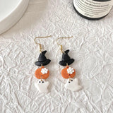 Halloween Polymer Clay Earrings Treat Party Carnival Cartoon