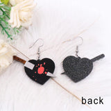 Bloody Heart Halloween Acrylic Earrings for Women