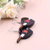 Bloody Heart Halloween Acrylic Earrings for Women