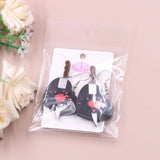 Bloody Heart Halloween Acrylic Earrings for Women
