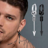 Skull Stud Earrings Stainless Steel Gothic Skeleton Halloween Party