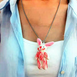 Bloody Hurt Bear Rabbit Doll Earrings Harajuku Grunge Party