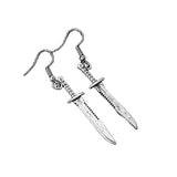 Vintage Goth Punk Dangle Drop Earrings Halloween Jewelry