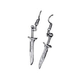 Vintage Goth Punk Dangle Drop Earrings Halloween Jewelry