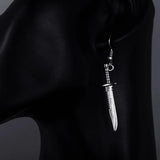 Vintage Goth Punk Dangle Drop Earrings Halloween Jewelry