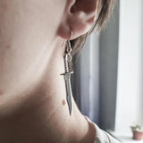 Vintage Goth Punk Dangle Drop Earrings Halloween Jewelry