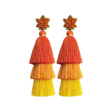 Halloween Seed Bead Earrings Witch Hat/Pumpkin/Trick or Treat Earrin